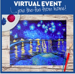 VIRTUAL EVENT! PAINT AT HOME!